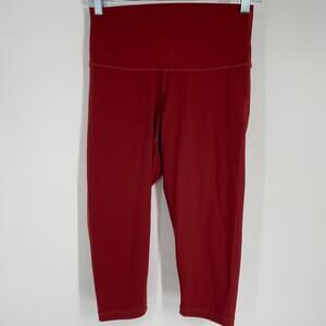 Everlane Leggings Womens Small Burnt Red Knee Length Active Workout Yoga Running